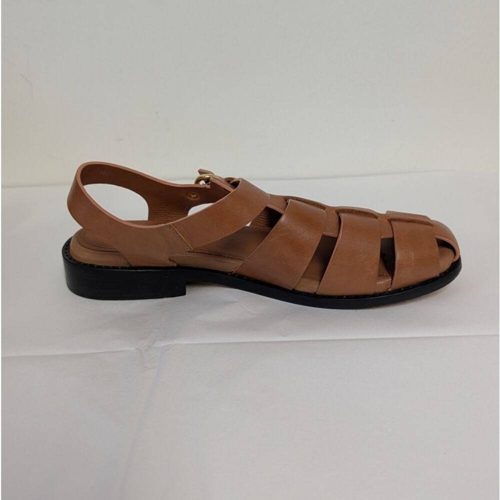 G.H. Bass Amelia Fisherman Sandals Womens US6 Tan Vachetta Leather BAX40976 - Picture 5 of 8